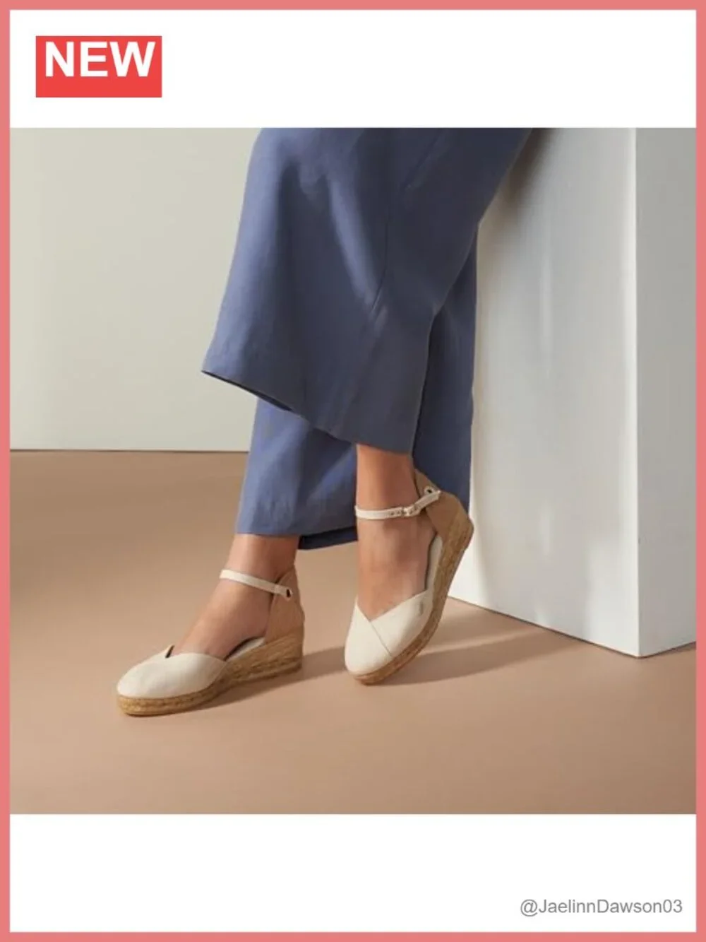 Handmade Spanish Espadrille Wedges Low Heel Ankle Strap Women's Sandals Organic
